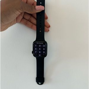 Apple Watch comes with Apple care SERIES 7 GPS + Cellular 45mm Midnight Aluminum